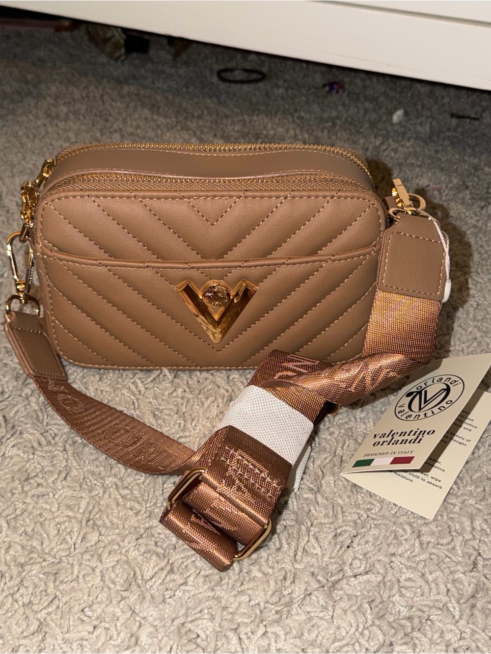 Valentino Orlandi Camera Crossbody Bag NWT